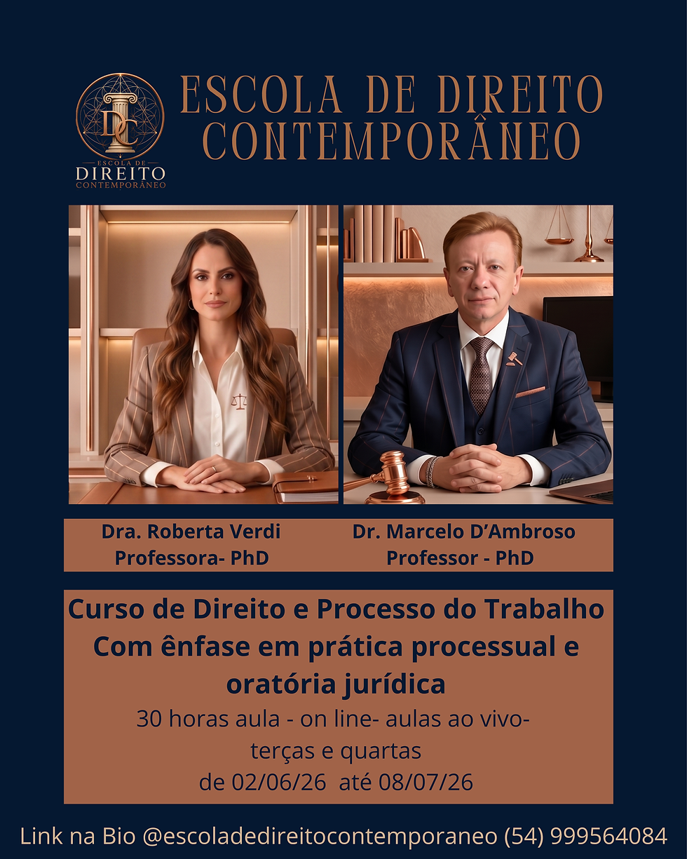 Curso de Direito e Processo do Trabalho