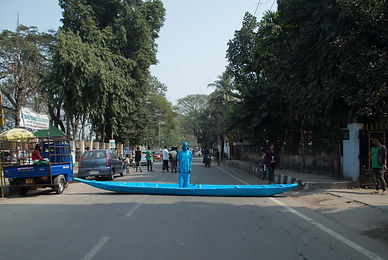 Man On Boat, Guwahati, Assam