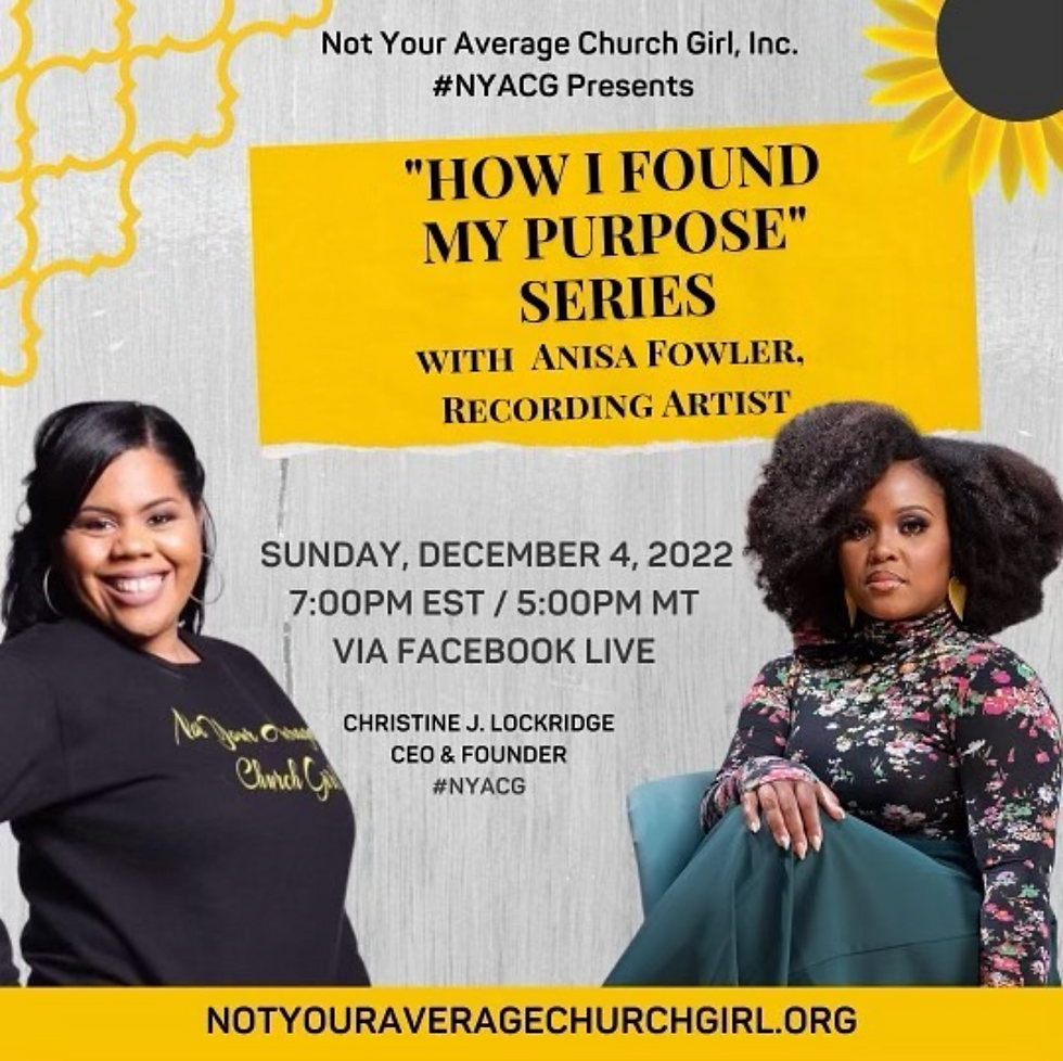 "How I Found My Purpose" Series