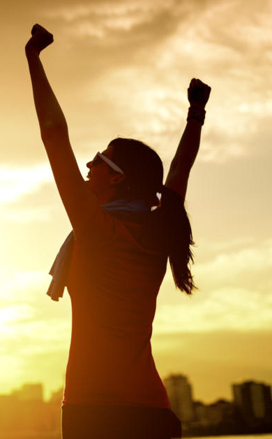 Mujer con Éxito emocional y mental