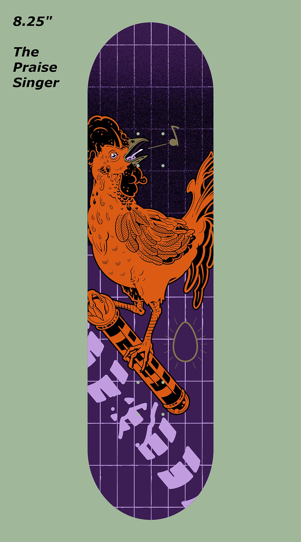 The praise singer tavola da surf by Luca Yety Battaglia