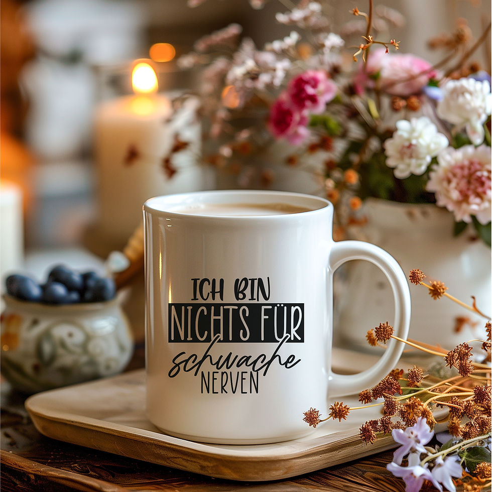 Miniaturbild: Tasse - Ich bin nichts für schwache Nerven