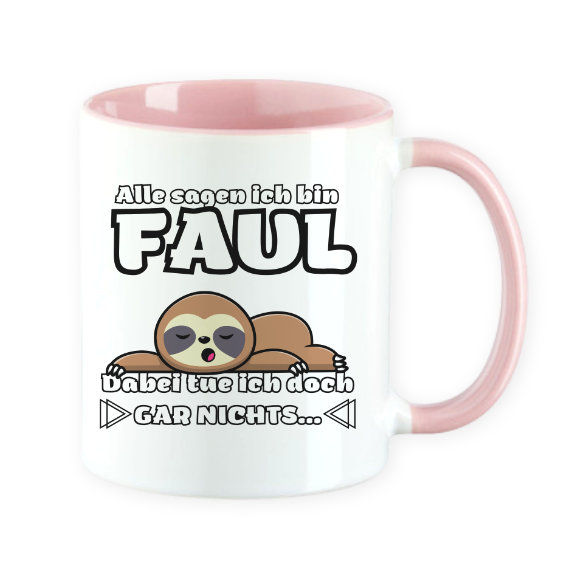 Miniaturbild: Tasse - Alle sagen ich bin faul