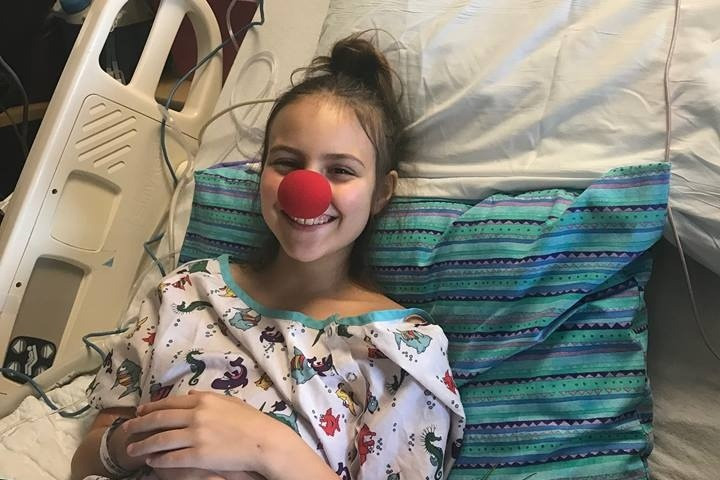 Local 5th grader, Syndi Brown, is all smiles undergoing medical treatment for cancer.