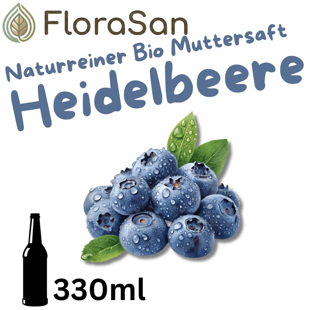 100% Bio Heidelbeer Muttersaft