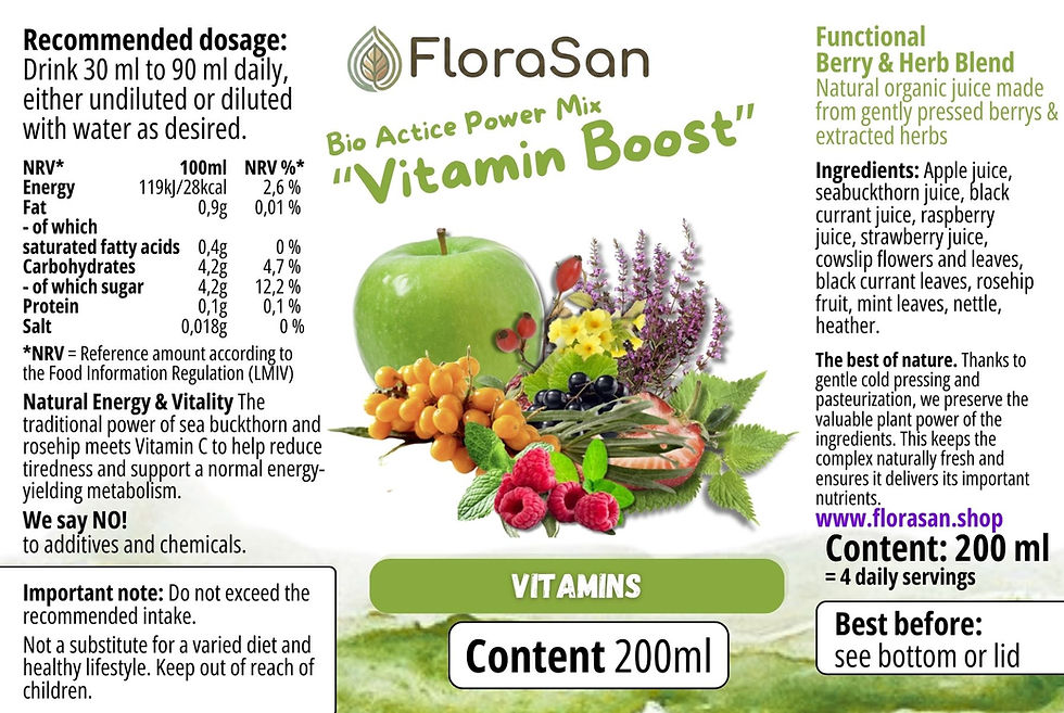 Miniaturbild: Naturreiner Bio  Vital Komplex „Vitamin-Boost“