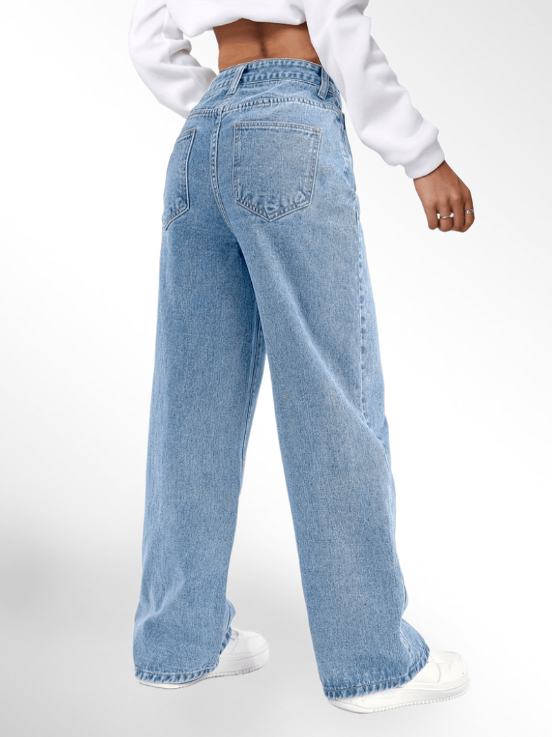 Thumbnail: Sky High Blue Straight Jeans