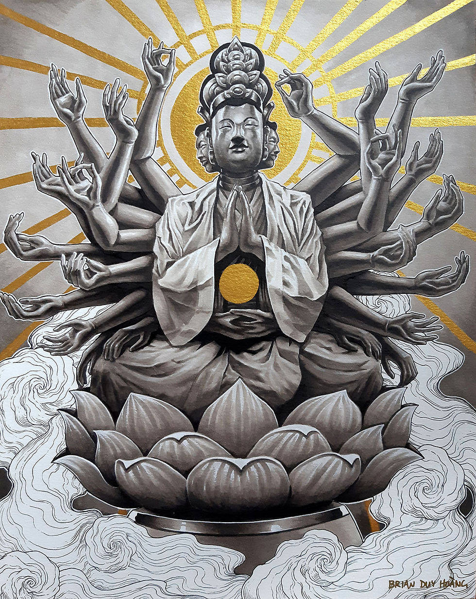 Thumbnail: 1000 Hands Original Artwork