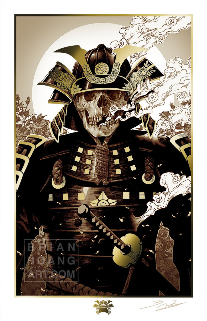 Thumbnail: The Spirit of a Samurai (Gold Foil)