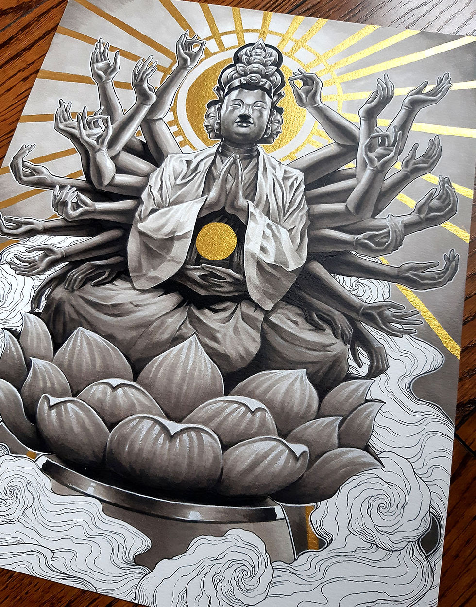 Thumbnail: 1000 Hands Original Artwork