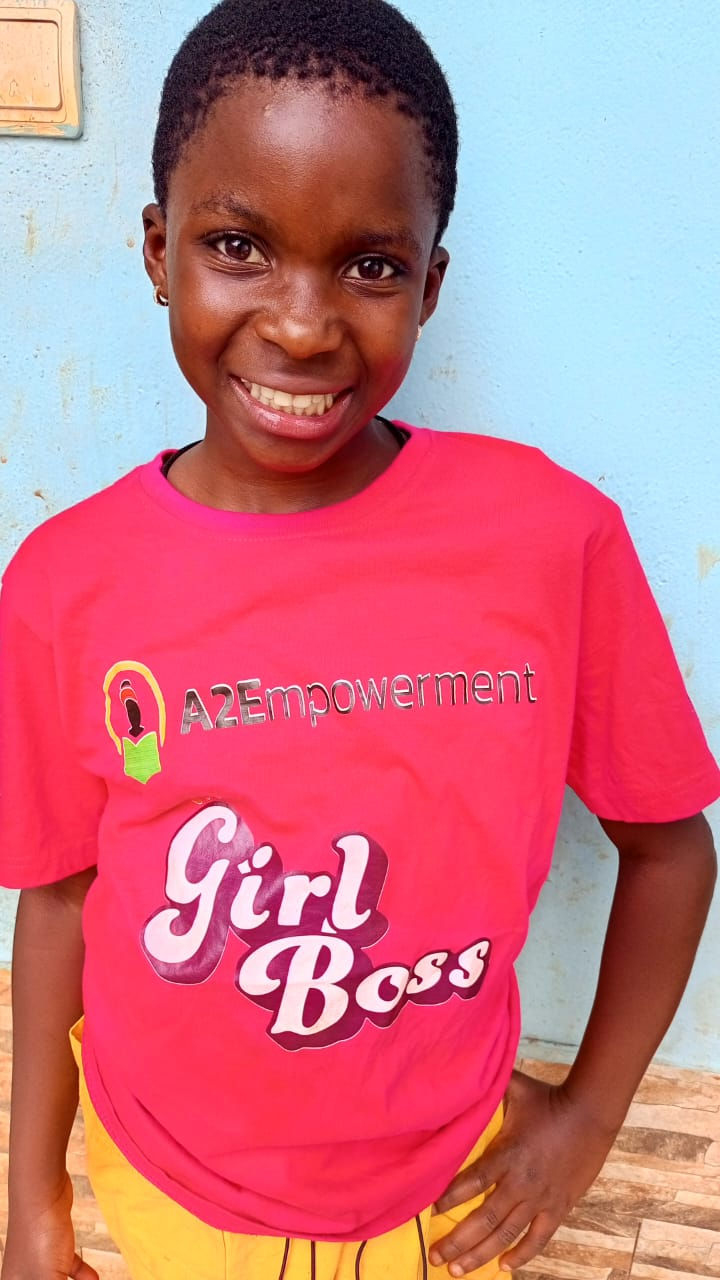 My name is Kwenyi, a Form 2A student studying science. I'm writing to express my heartfelt gratitude to A2EMPOWERMENT for the scholarship assistance you've provided me and helped me in the Year 2025/2026. Honestly, due to a lack of school fees, I was contemplating dropping out to learn science or selling. But my scholarship has given me hope and a chance to dream big! With the support of my scholarship, I'm able to attend school, I have my needs, and focus on my goals. My dream is to become a lab technician and be the world's greatest ballerina so that I can train other people. This club helps me to learn many skills. The entrepreneurship skills I'm gaining alongside. The scholarship makes me confident that this dream will become a reality in the next 7 years. THANK YOU for believing in me and opening doors! May your organization continue to empower students like me.