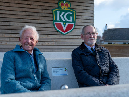 Benches Celebrate Two Guernsey Cricket Legends
