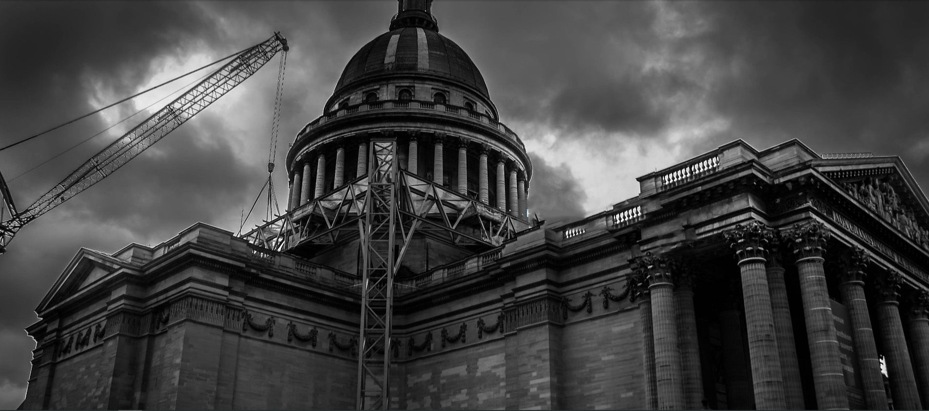 Structure porteuse au Panthéon