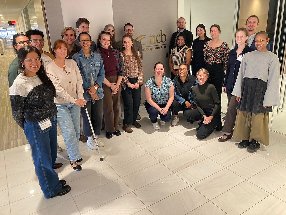Fellows at the National Cooperative Bank taking a short course hosted by the International Centre for Co-operative Management at Saint Mary's University.
