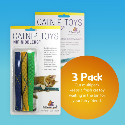 Nip Nibblers Catnip Toy 3 Pack catbehavior
