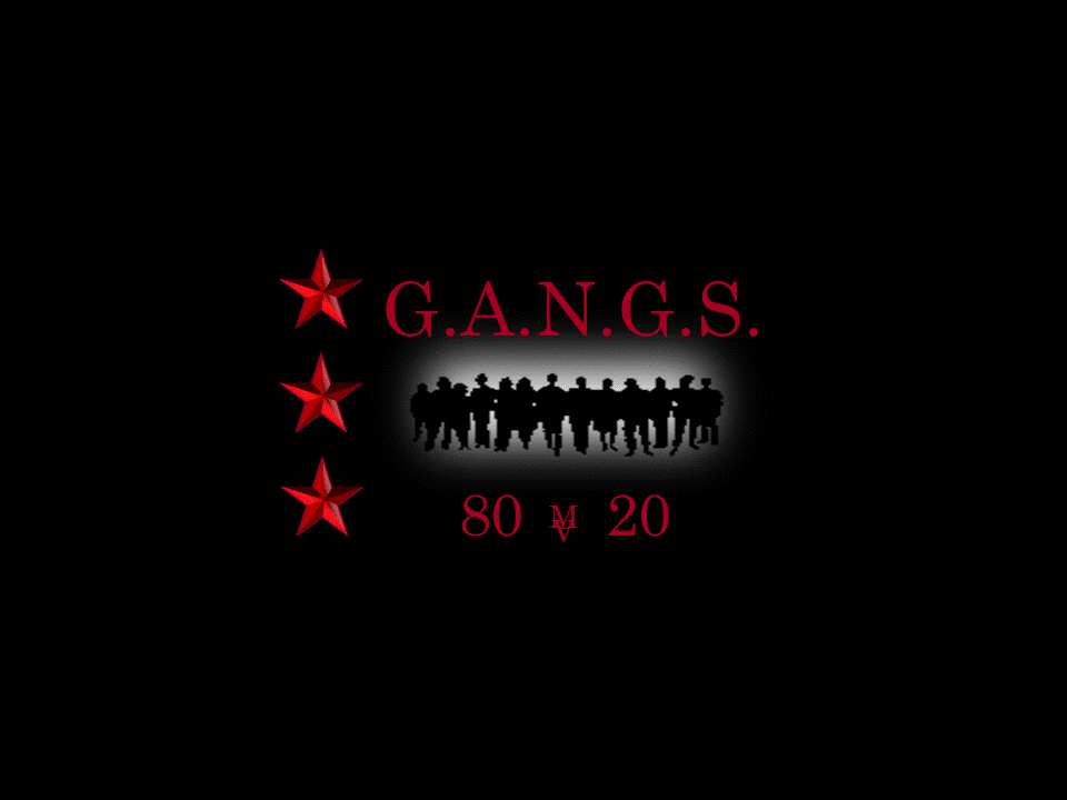 G.A.N.G.S. 80/20 Logo