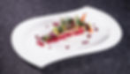 Rotes Rübenrisotto mit gebratenem AL