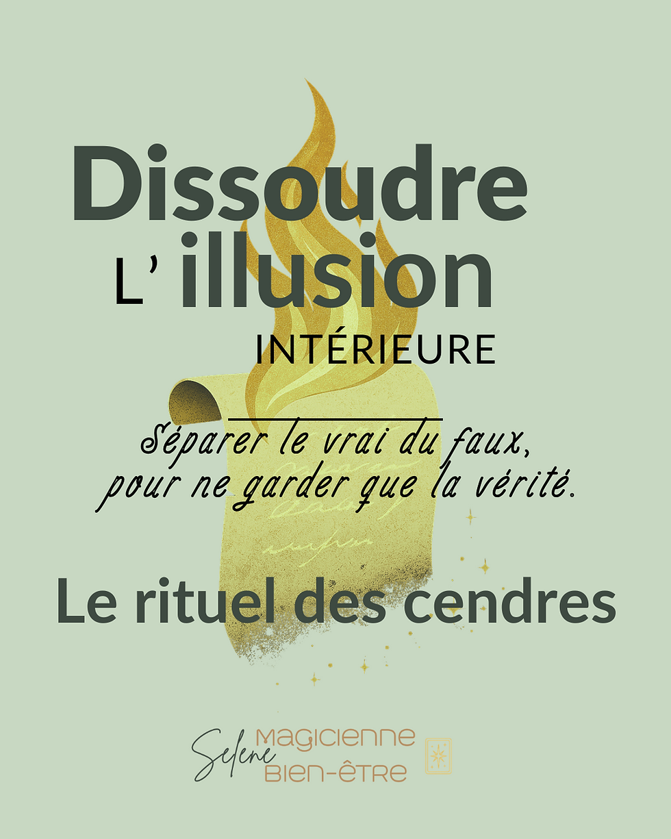 Dissoudre l’illusion : le rituel des cendres