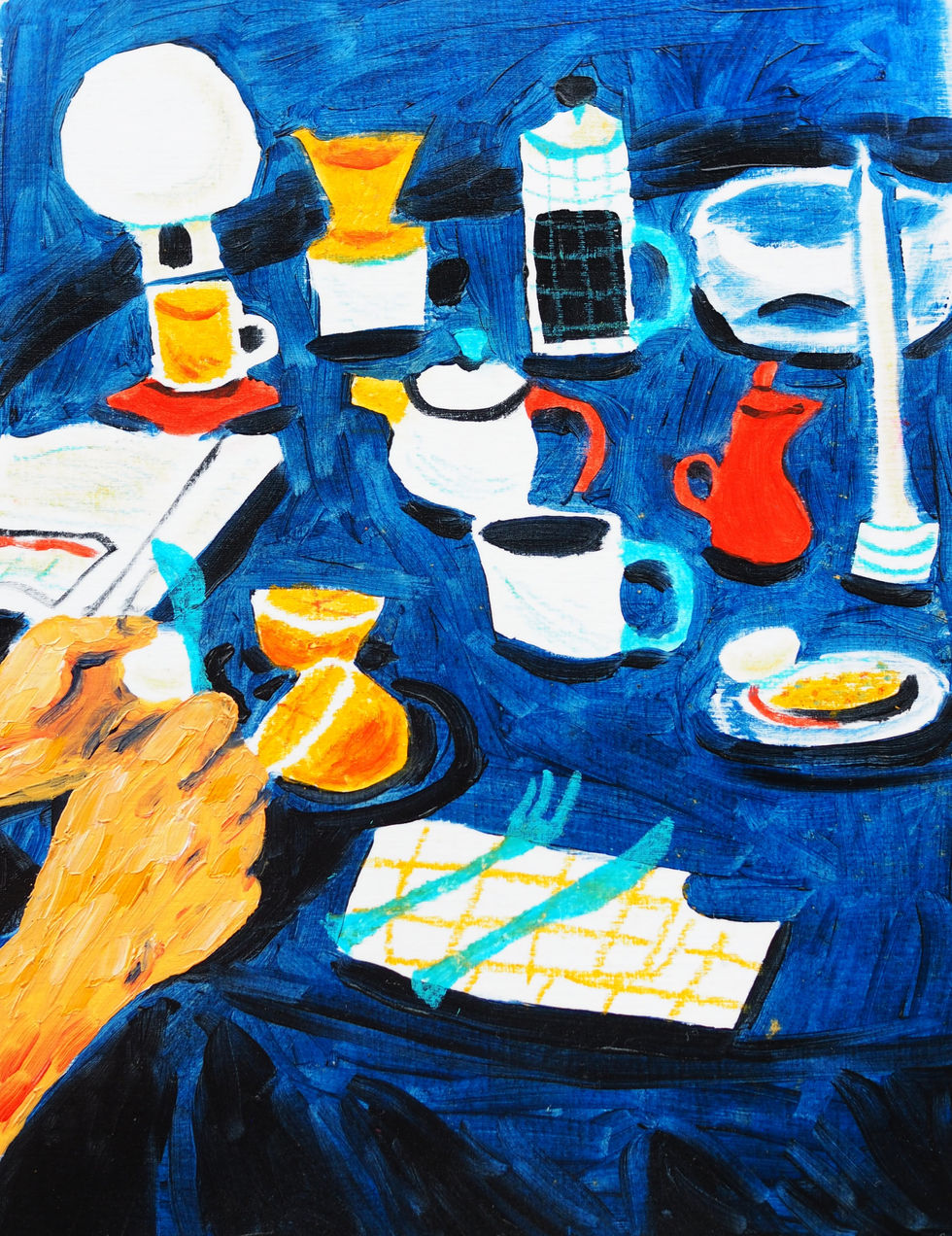 blue breakfast