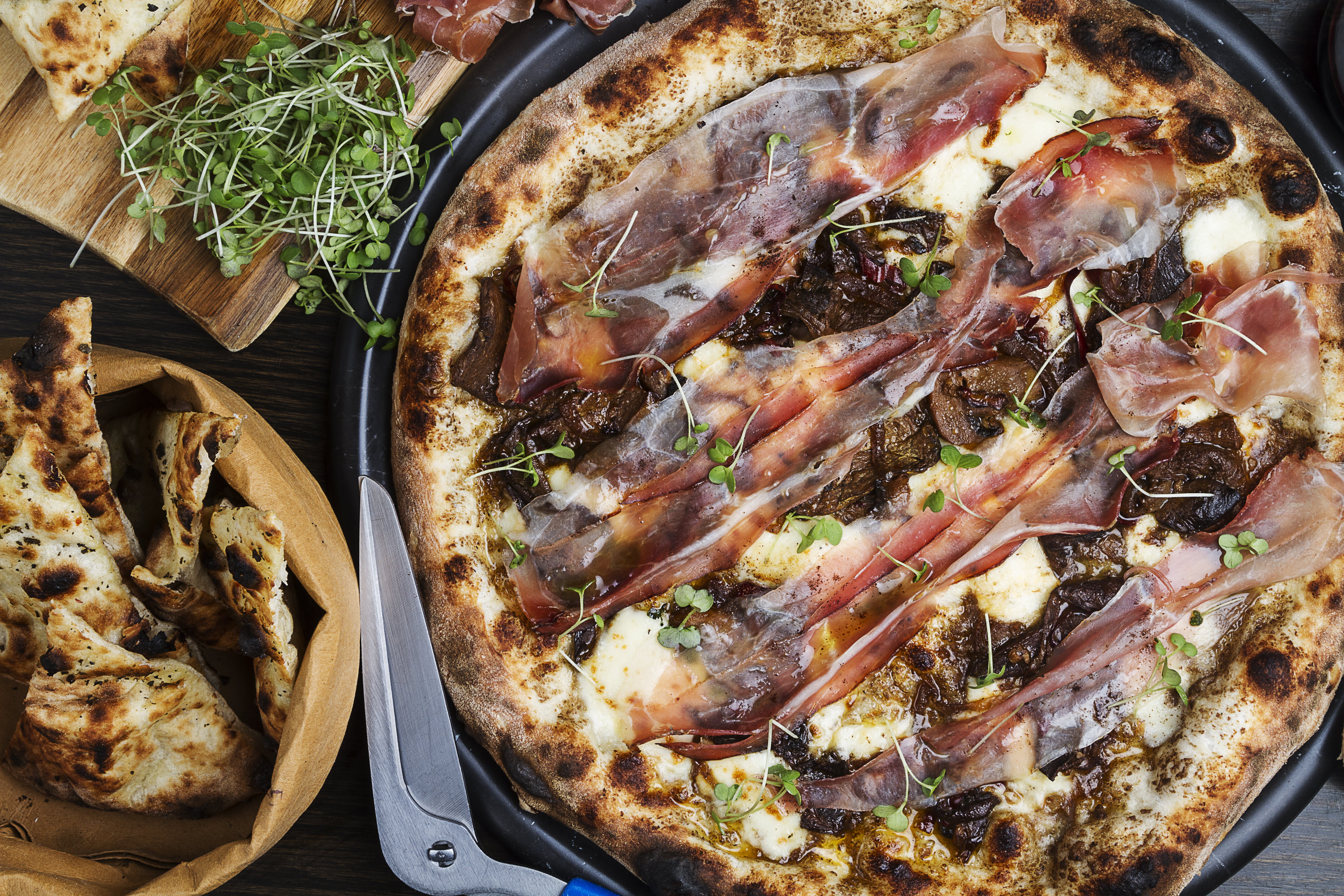 Arranged Food and Objects