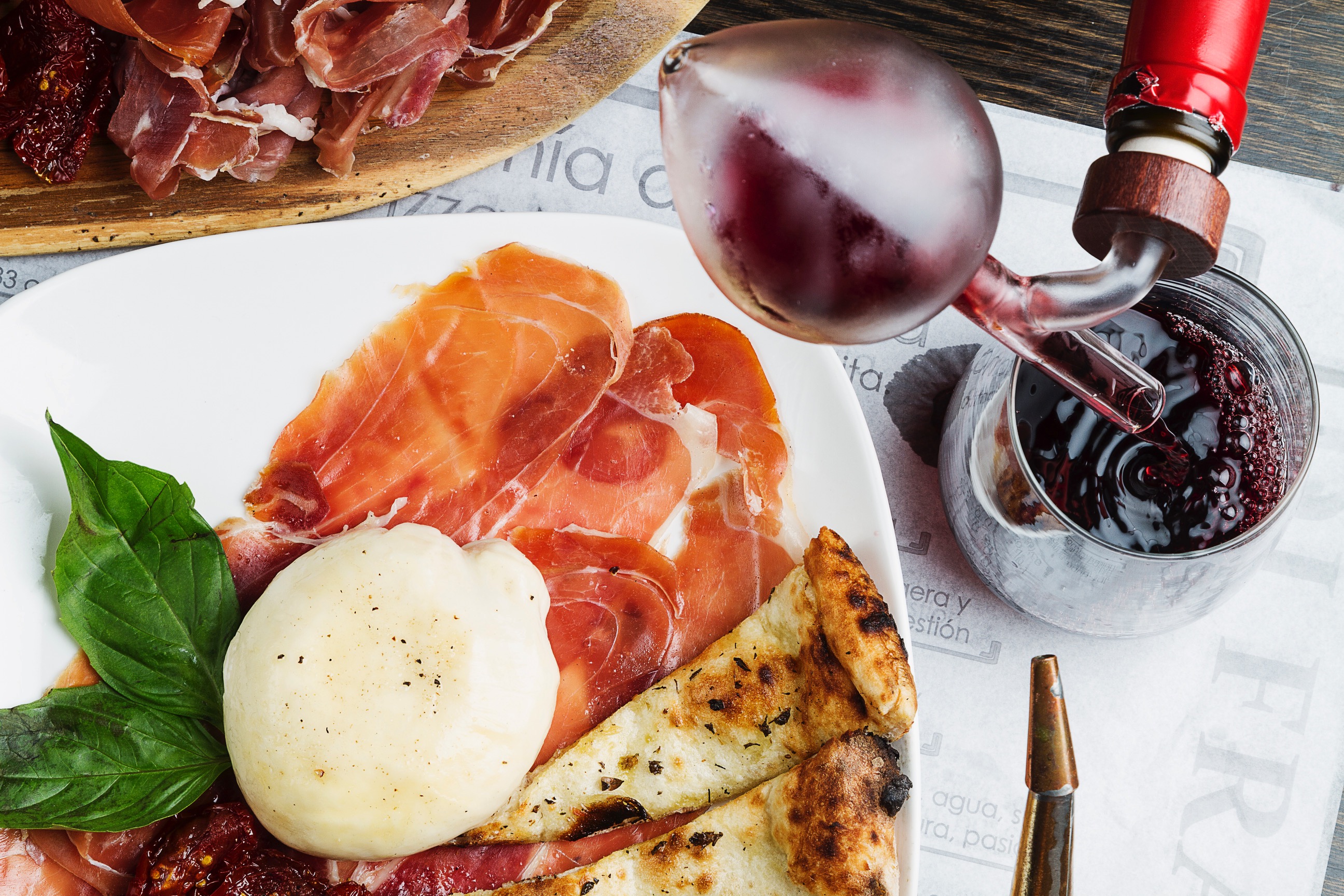 Arranged Food and Objects