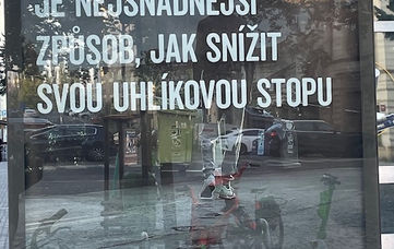 Reklama na třídění odpadu magistrát města prahy