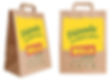 Papírové odnosné tašky řetězce Billa v ČR