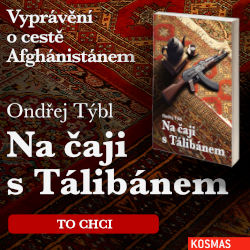 Banner na knihu na čaji s tálibánem