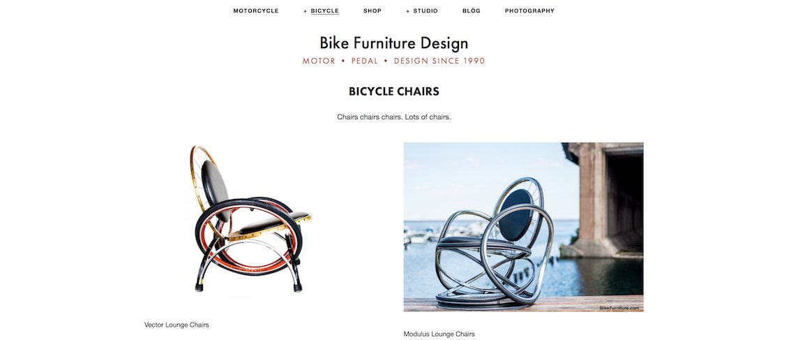 Bike Furniture Design