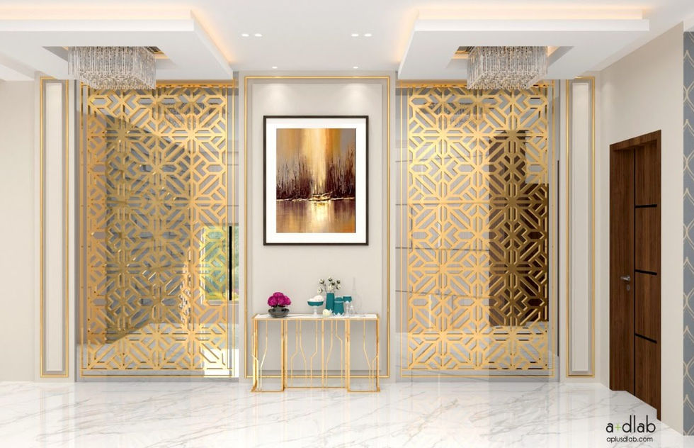 Sit out space of Ikigai project an interior design project of 4200 sq. ft. residential area in Harmu, Ranchi, Jharkhand.