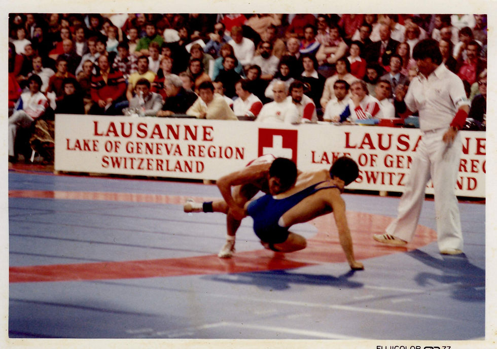 佐々木禎 1977年世界レスリング選手権大会 フリースタイル 57kg級 金メダル 最優秀選手 静岡県立高校職員(稲取高校卒、日本体育大学卒)