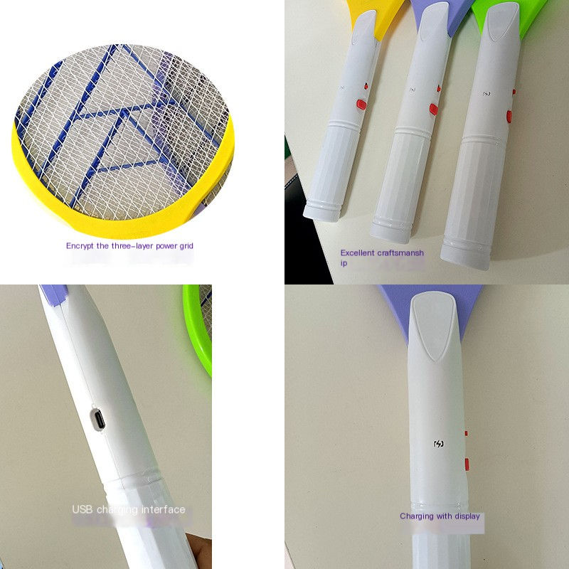 Thumbnail: USB Rechargeable Mosquito Swatter for Home Use