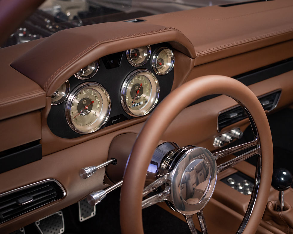 Freelance Video of a Beautiful Custom Car Interior!