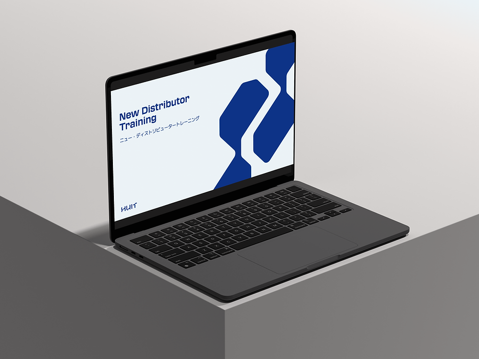 HUIT BIZプレゼン画面のイメージ