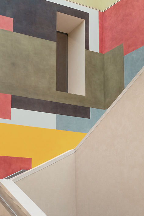 Bunte Wand