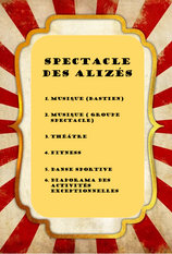 à l'affiche pour la fête de la semaine prochaine! 