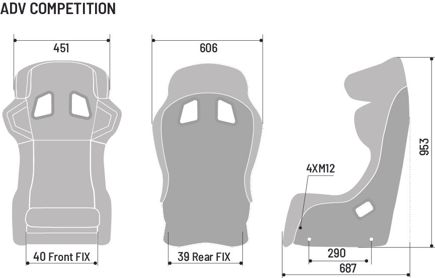 Thumbnail: SEDILE SPARCO ADV COMPETITION