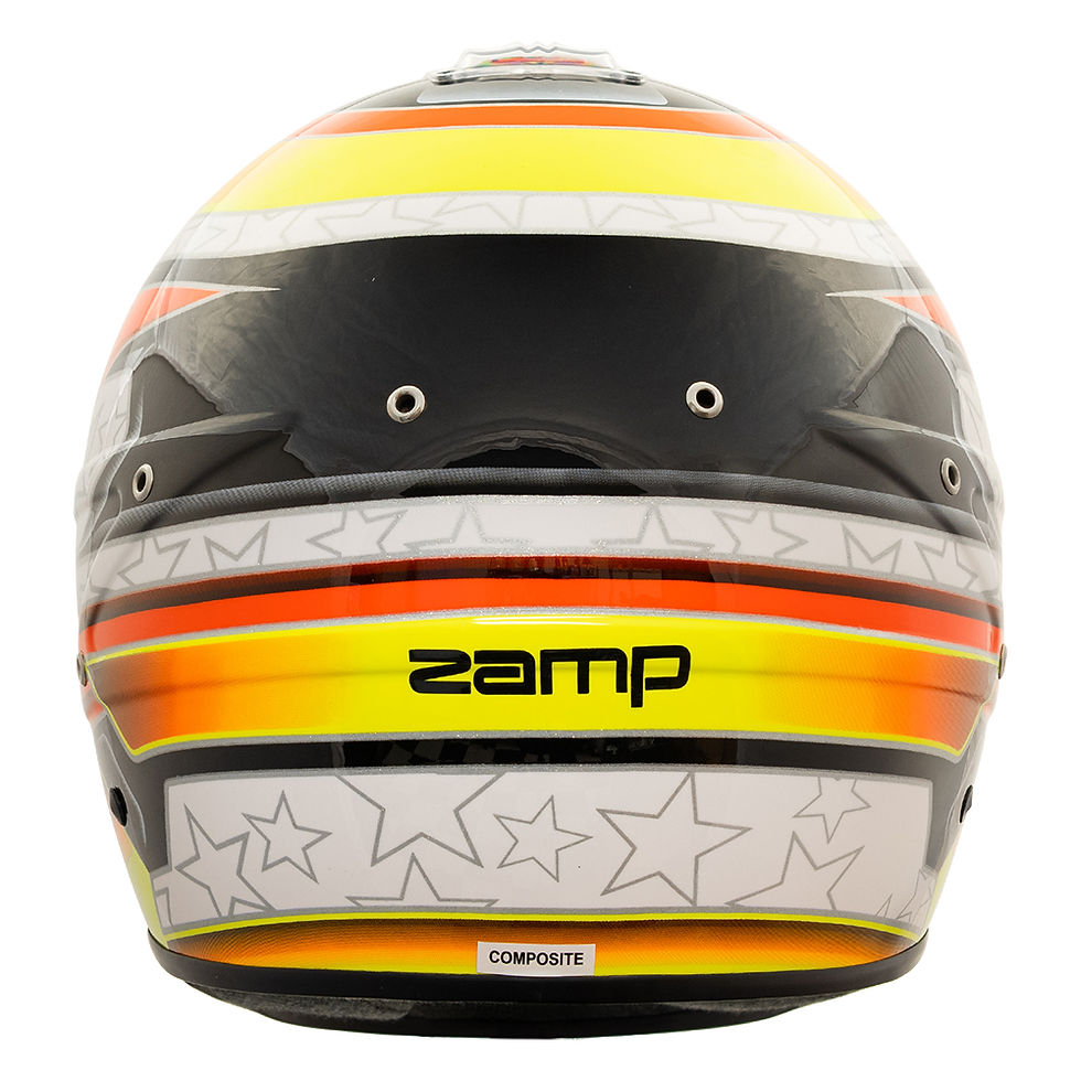 Miniatura: CASCO ZAMP RZ 70E ARANCIONE/GIALLO