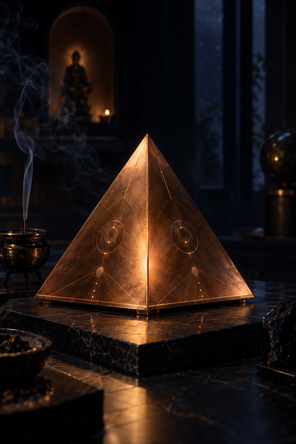 Meditation Copper Pyramid