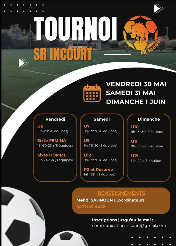 SR INCOURT tournoi 2025