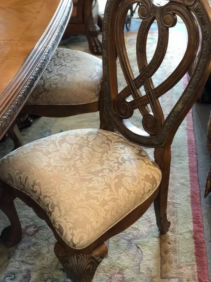 Thumbnail: AICO by Michael Amini Eden 9PC rectangular dining room set