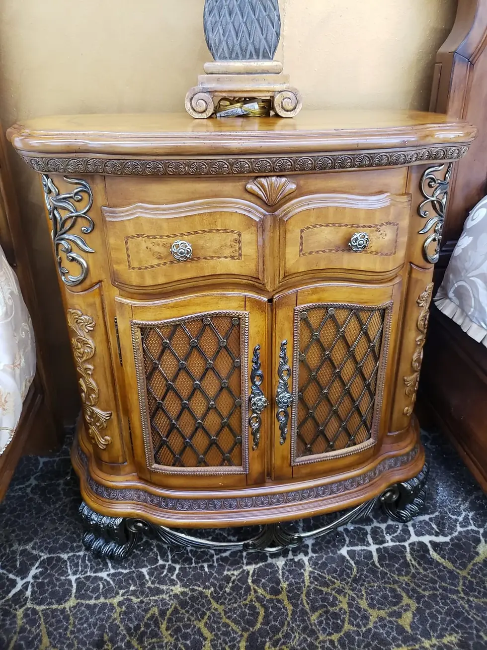 Thumbnail: AICO by Michael Amini Venetian 5PC Bedroom Set (Pre-Owned)