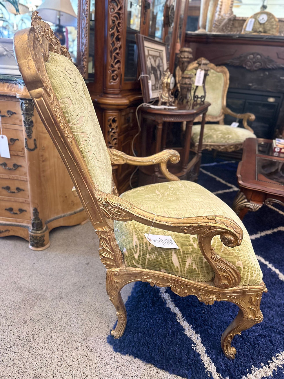 Thumbnail: French  Antique Accent Chairs (each)