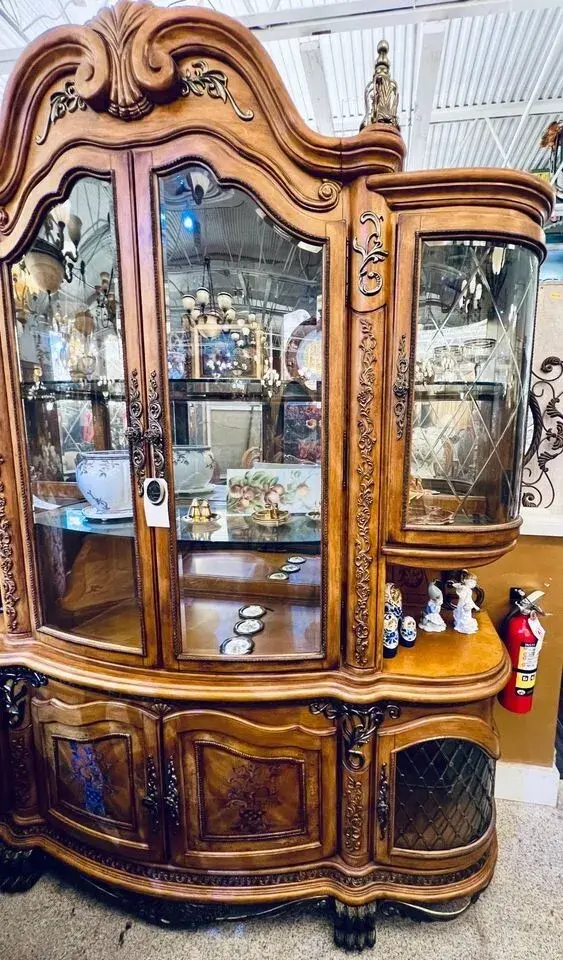 Thumbnail: AICO by Michael Amini Venetian china cabinet