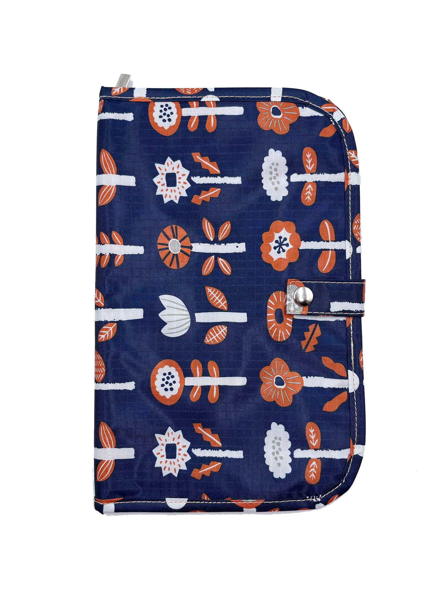 Two Fold Organizer (Navy Scandi Floral)