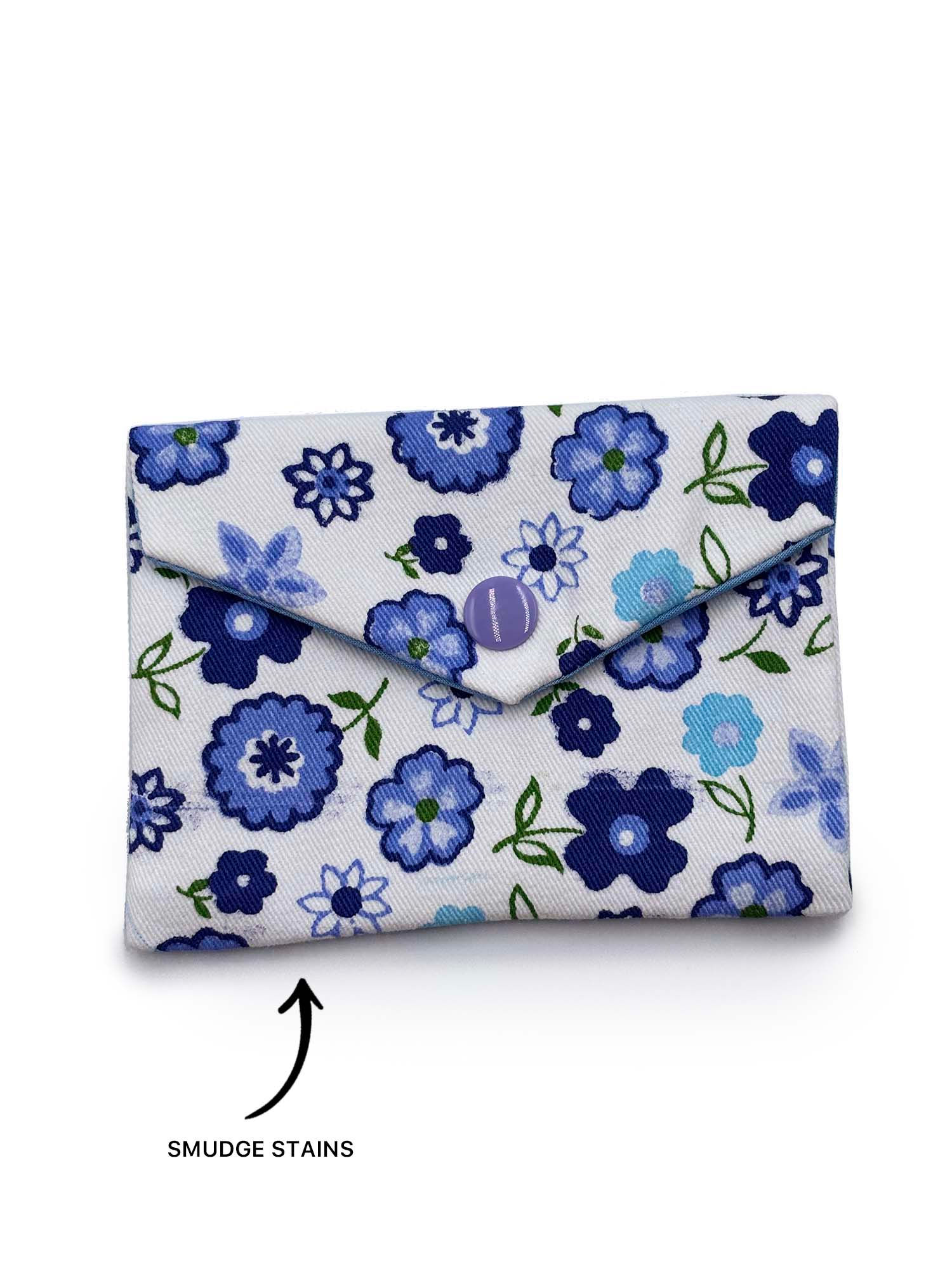 Purse (Blue Flowers)