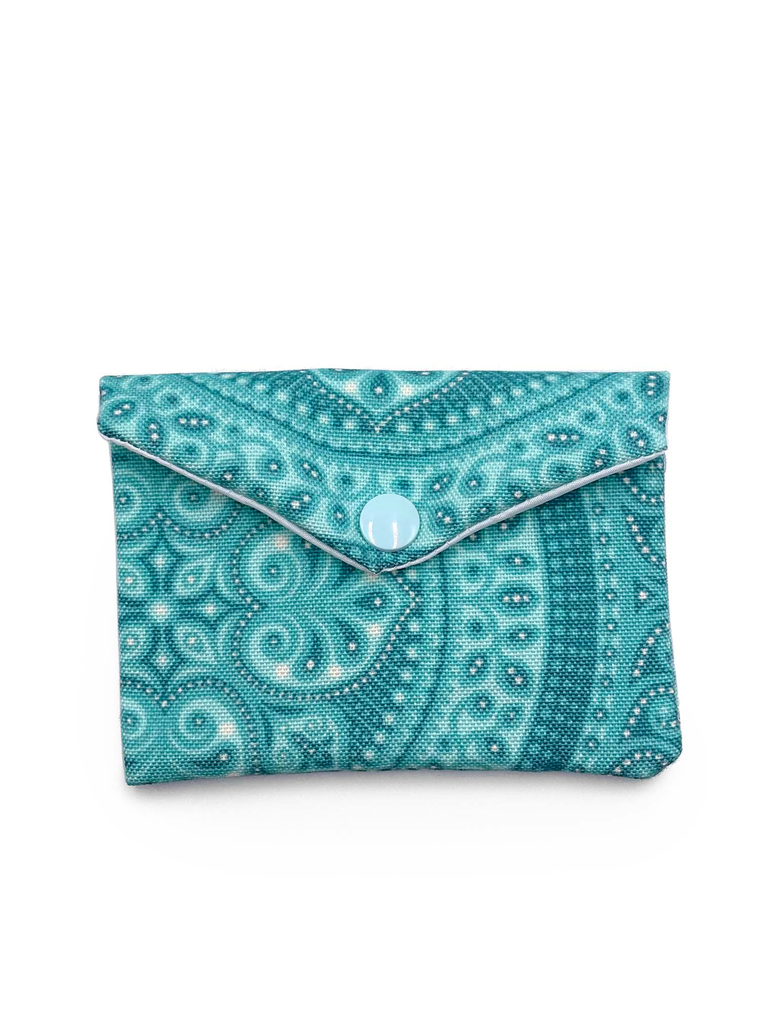 Purse (Blue Paisley)