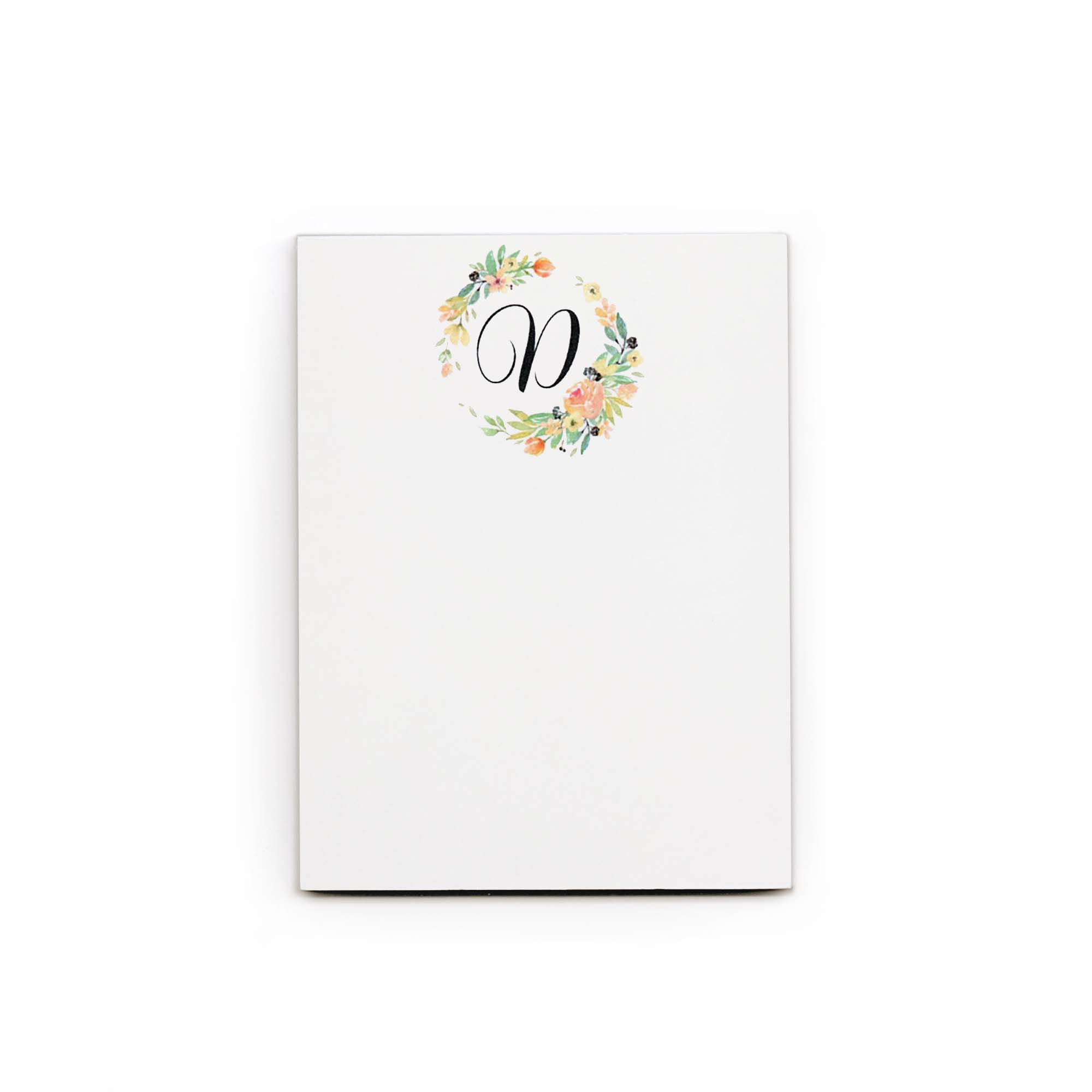 Monogram Notepad (3x4")