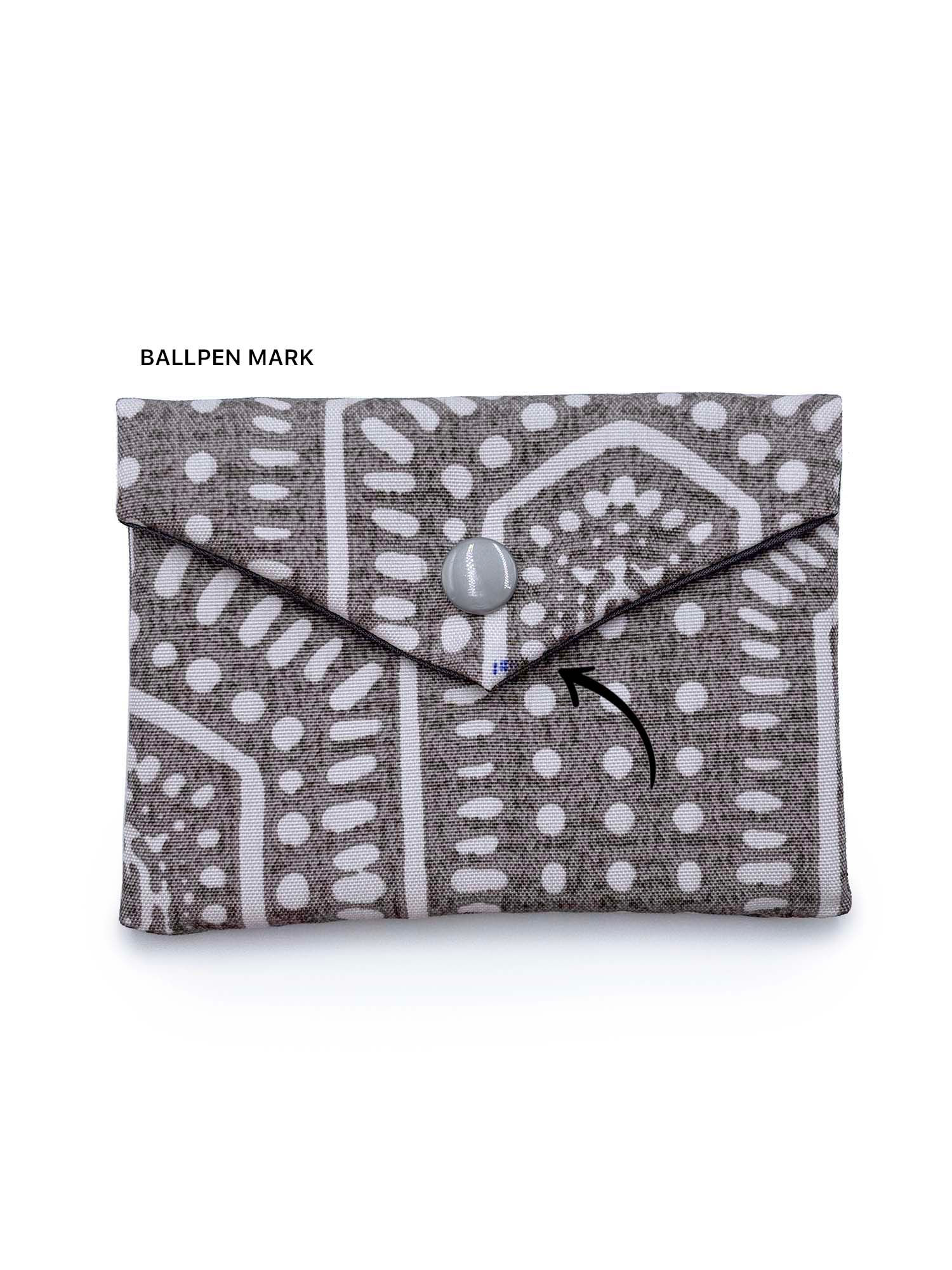 Purse (Gray Boho Octagons)