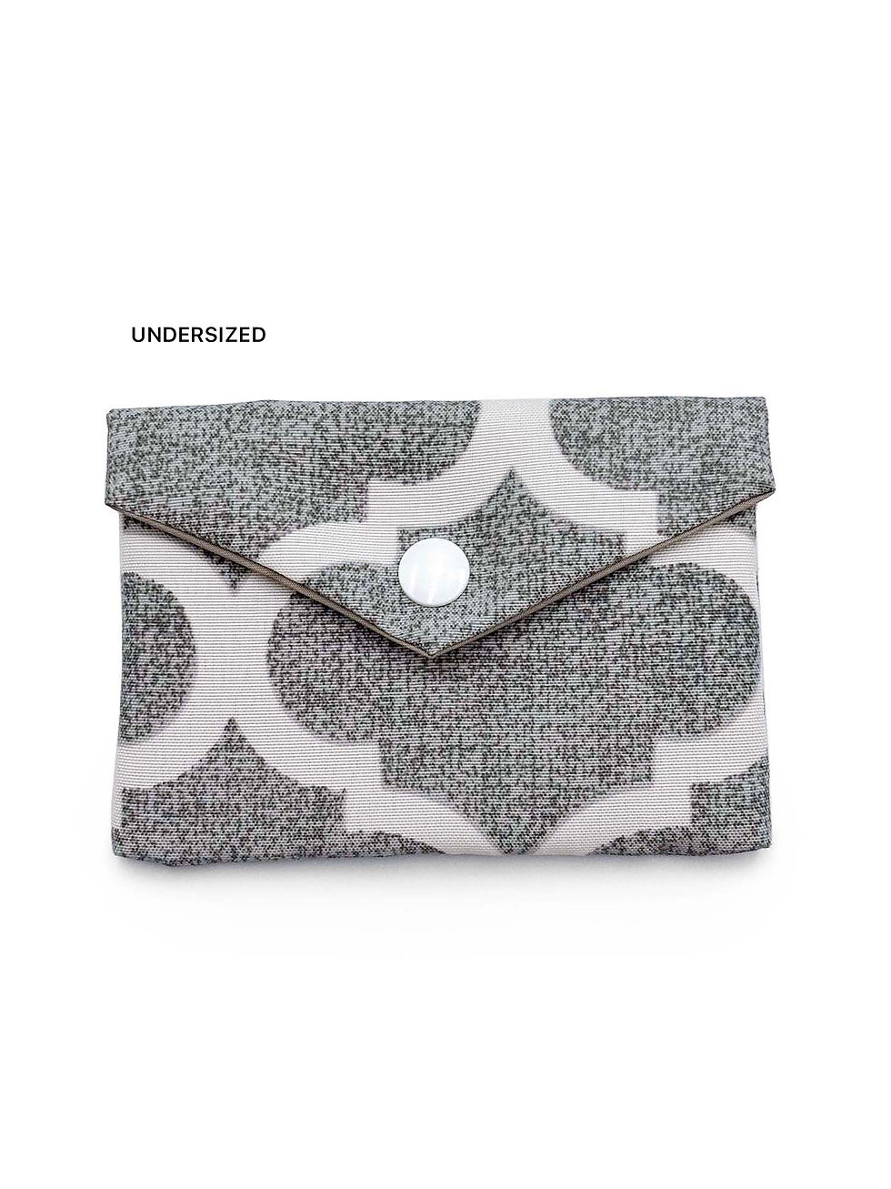 Thumbnail: Purse (Gray Quatrefoil)